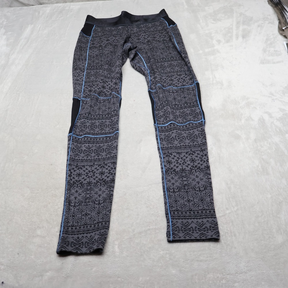 Kuhl Leggings Womens Small Black Kaskade Stretch Wool Blend Base Layer 26x29